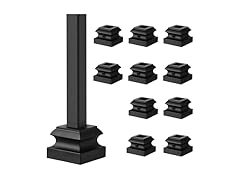  Iron Baluster Shoes 1/2" Black 10Pcs