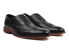 Gino Pheroni Men's Wingtip Brogue Dress Shoes