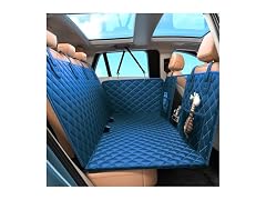 Elufa Hard Bottom Dog Car Seat Cover for Back Seat