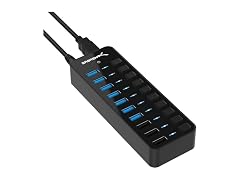 SABRENT 10-Port USB 3.0 Hub 60W Powered