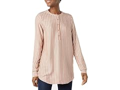 Amazon Essentials Women's Long-Sleeve Woven Blouse