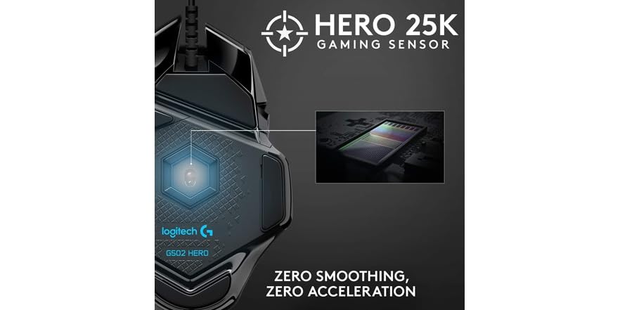 Logitech G502 HERO Gaming Mouse