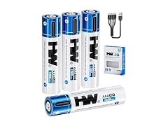 USB Rechargeable AAA Batteries