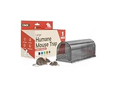 Live Mouse Trap 7.87" Black