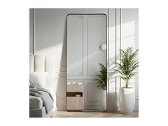 Anpark Black Rectangle Full Length Mirror