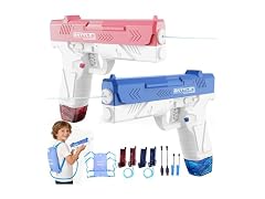 GPPNKC 1000ml Large 2PK Electric Water Guns 25FT Range