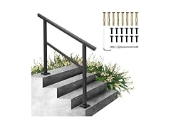 Handrail Outdoor Stairs 47.6 X 35.2 Inch Outdoor