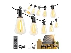 Brightown 100FT Solar String Lights Outdoor