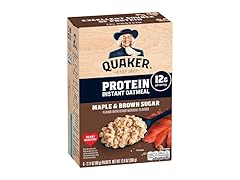 6CT Quaker Protein Instant Oatmeal, Maple Brown