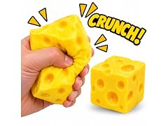 Cheese Block Crunch Squishy 2Pk