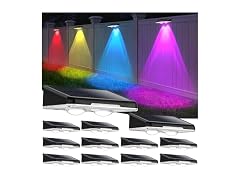 Brightever Solar Fence Lights 12-Pack