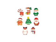 Raymond Geddes Mini Christmas Squishy Toys – Pack of 24