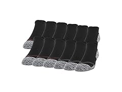 Gildan Men's Socks Black/Grey (6-12)