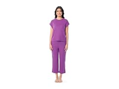 Fruit Of The Loom Women Dolman Sleeve Cropped Set