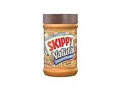 Skippy Natural Chunky Peanut Butter, 15oz