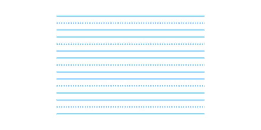 School Smart Skip A Line Writing Paper