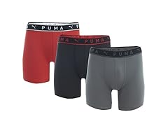 Puma Men's Athletic Boxer Brief 6-Pack