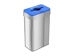 iTouchless 18 Gallon Open Top Commercial Recycle Bin