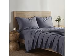 Herringbone Twill 4 Piece Cotton Rich Sheet Set