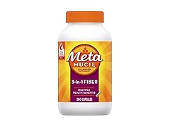 Metamucil, Psyllium Husk Powder Supplement, 300 Ct
