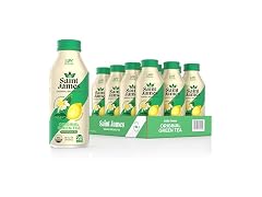 12Pk Saint James Iced Tea - Organic Green Tea - Non GMO