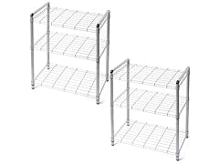 Delta WS1006B 2-Pack 3-Tier Wire Shelf -Pick Color