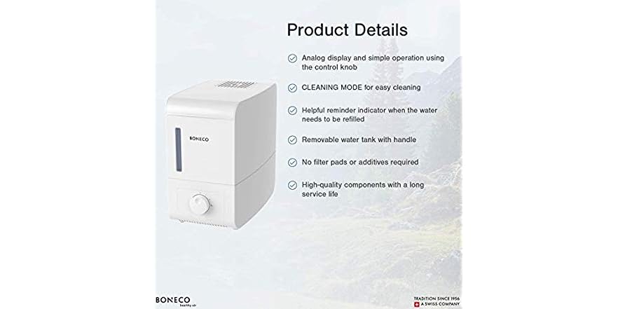 BONECO Steam Humidifier