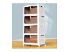 YFXCVSL 4 Tier Plastic Storage Bins