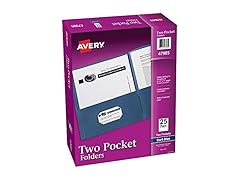 Avery Two Pocket Folders, Box of 25