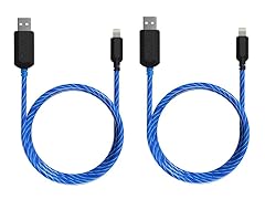 TAMO Charge-N-Glow Lightning Cable - 2 Pack