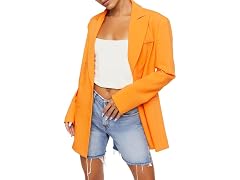 Forever 21 Women's Double-Breasted Blazer (Small)