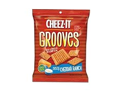 Cheez-it Grooves Crackers, Zesty Ranch, 3.25 oz. Bag