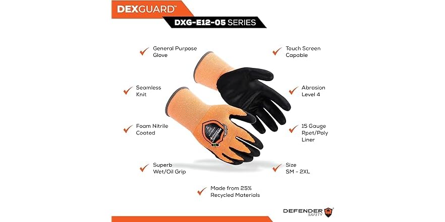 DEXGUARD™ General Purpose Gloves 12 pack