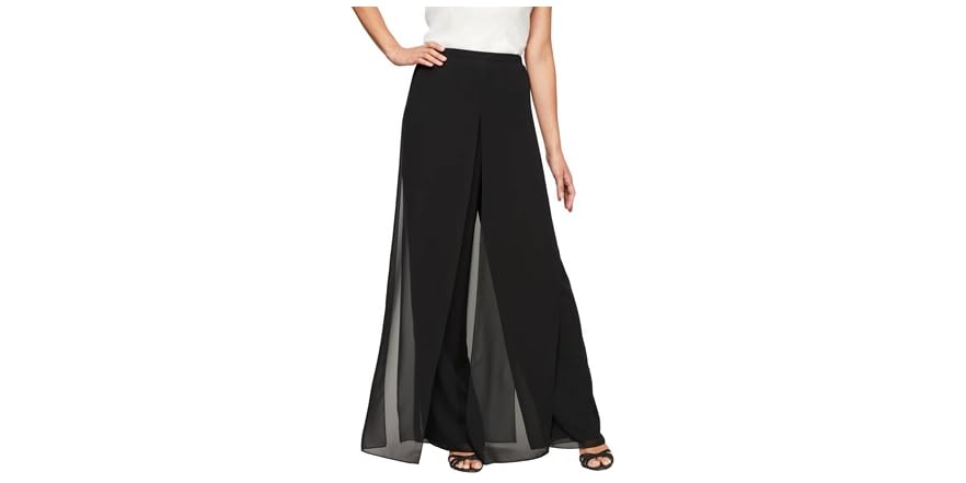 Alex Evenings Women s Wide Leg Pant XL