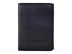 Charles Classic Trifold Wallet with ID Compartment Black