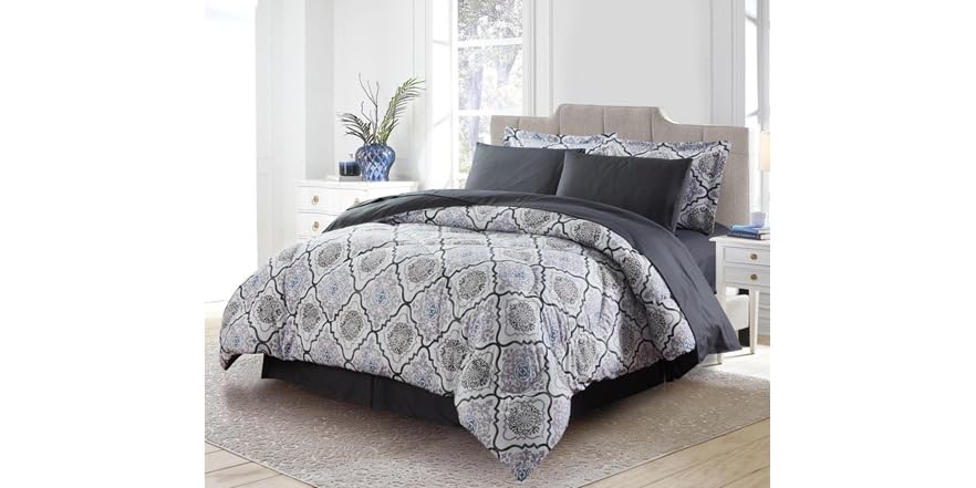 Bibb Home 8 Pc Down Alternative Comforter Sets