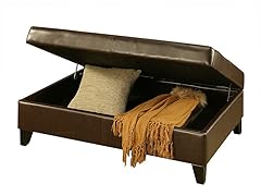 Crystalina Flip-Top Ottoman