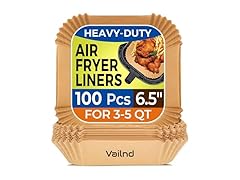 Air Fryer Paper Liners Disposable: 100PCS