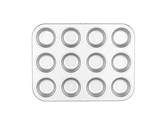 Viking Premium Nonstick Ceramic Muffin Pan, Silver