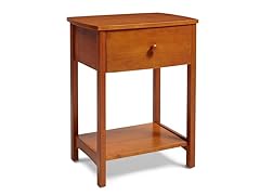 Mantua Rake Style Wood Nightstand