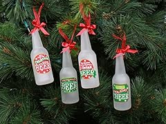 Beer Bottle Glass Ornament