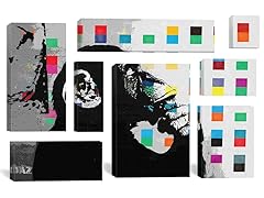 The Thinker Monkey Dots Close Up