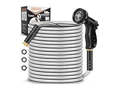 Rcfunkid Metal Garden Hose - 100ft