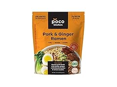 (10 Pack) Poco Kitchen Pork & Ginger Ramen