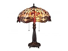 Dragonfly Design 2 Light Table Lamp
