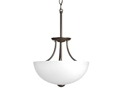 2-Light Semi-Flush, Antique Bronze