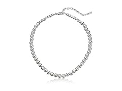 Napier Silver Tone Collar Necklace