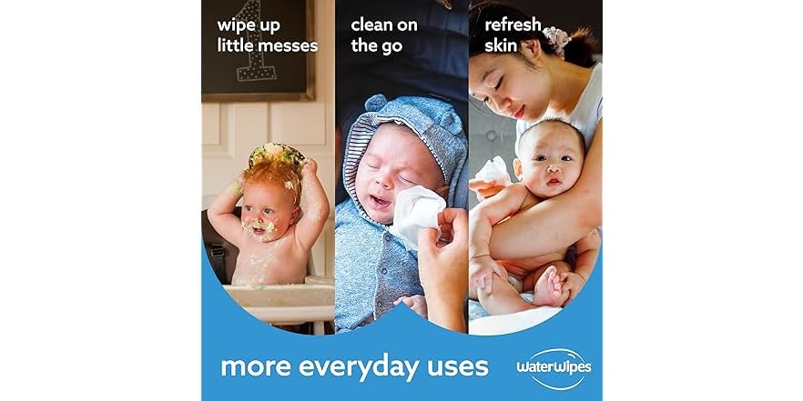 WaterWipes Plastic Free Original Baby Wipes