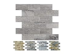 Art3d Peel and Stick Backsplashes Wall Tile Gray