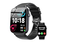 OUKITEL Black 1.83" HD Touch Screen Smart Watch